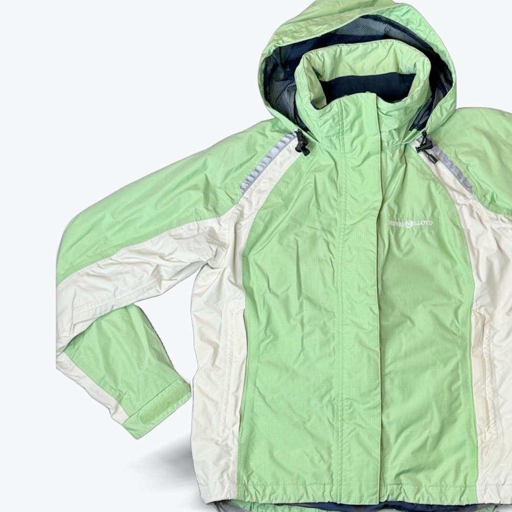 Henri Lloyd Sailing‎ Jacket Mens XL Blue Full Zip Windbreaker Cruiser Coat